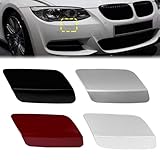 CABOHON Front Bumper Headlight Washer Nozzle Cover Cap Painted for BMW E92 E93 328i 335I 335IS Coupe Convertible 2011-2013 61677253393 61677253394 (White Painted Right Passenger Side)