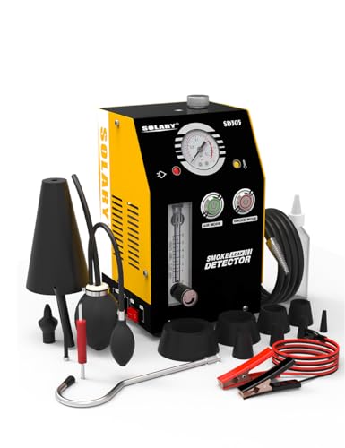 Evap Smoke Machine Leak Tester - 12V DC Vacuum Smoke Diagnostic with Built-in Air Pump