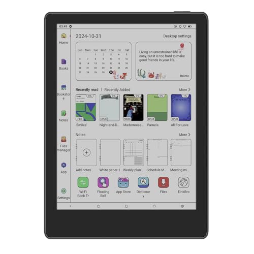 Meebook M8C e-Reader | 7.8" Eink Kaleido™3 Screen | B&W 300PPI, Color 150PPI | Octa-core 2.2Ghz | 4G+64G | TF Slot | Android14 | WiFi | BT5.2 | Double Mic & Speaker | G-Sensor | Support Google Play
