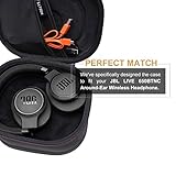 LTGEM EVA Hard Case for JBL Live 770NC/660NC/650BT/460NC/670NC/400BT/500BT and JBL Tune 770NC/710BT/720BT/760NC/700BT/750BT/510BT/660NC/520BT/500/Tour One/E45BT Bluetooth Wireless Headphone(Black)