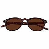 Myopia Nearsighted Glasses -0.50 to -6.00 Stylish Tinted Brown Polarized Sunglasses for Men Women Black or Tortoise Frame (-0.75, Tortoise)