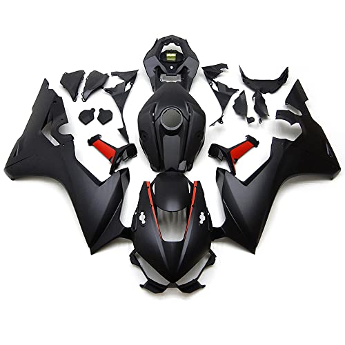 ALLTOOP Matte Black Plastic Injection Fairing Kit for Honda CBR1000RR 2017 18 19-2022 Bodywork