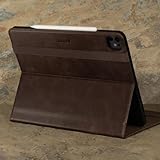 TORRO Case Compatible with iPad Pro 13” (2024) – Premium Leather iPad Pro 13” M4 Case with Stand Function, Apple Pencil Connectivity and Wake/Sleep Function (Dark Brown)