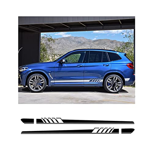 VOQOM Car Body Side Stickers for BMW X5 E70 E53 F15 X3 F25 E83 X6 F16 E71 X1 F48 E84 X2 X4 F26 X7 M2 M3 M4 M5 M6 2Pcs Car Side Sticker