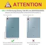 ZenRich (2 Pack) Anti-Glare Screen Protector for Samsung Galaxy Tab S6 Lite 10.4'' 2024/2022/2020, 9H Hardness Tempered Glass Screen Film for S Pen Compatible/Scratch Resistant/Bubble Free