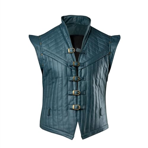 CosFantasy Mens Renaissance Waistcoat Vest Sleeveless Jacket Halloween Cosplay Costume Size XL