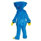 Disguise Huggy Wuggy Costume, Official Poppy Playtime Deluxe Kids Costume with Headpiece, Size (7-8)