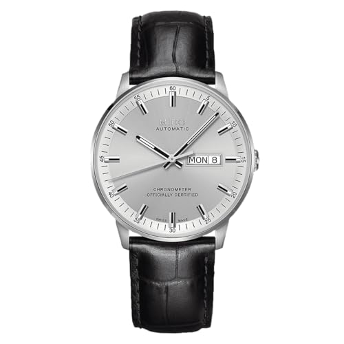 Mido Commander Chronometer - Swiss Automatic Watch for Men - Silver Dial - Case 40mm - M0214311603100