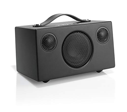 Audio Pro Addon T3+ Wireless Speaker - Powerful Sound, Portable Design, Long Battery - Bluetooth, WiFi, AirPlay - Outdoor, Indoor, Home, Camping, Travel, Beach - Alexa Compatible - Black