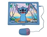 Lexibook - Disney Stitch - Bilingual English/Spanish Educational Laptop, 124 Language Activities, Writing, Maths, Logic, Music and Games, Boys and Girls, JC598Di2