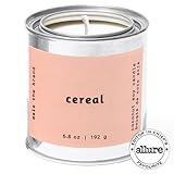 Mala Cereal Scented Candle - Vegan Soy Hand Poured Aromatherapy Candle with 45 Hour Burn - 6.8 oz (Classic Size)