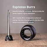 1Zpresso J-Ultra Manual Coffee Grinder Iron Gray, Conical Burr, Foldable Handle, Magnet Catch Cup Capacity 40g, Numerical Adjustable Finely Setting, Faster Grinding Efficiency ideal for Espresso