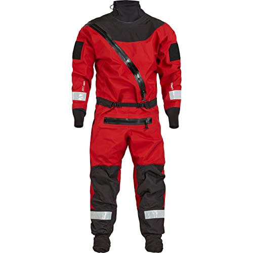 NRS Ascent SAR Dry Suit-Red-L