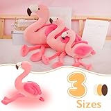 Alayger Cute Stuffed Flamingo Plush Toy, 35.4" Super Soft Pink Flamingo Plushies Animal for Girls