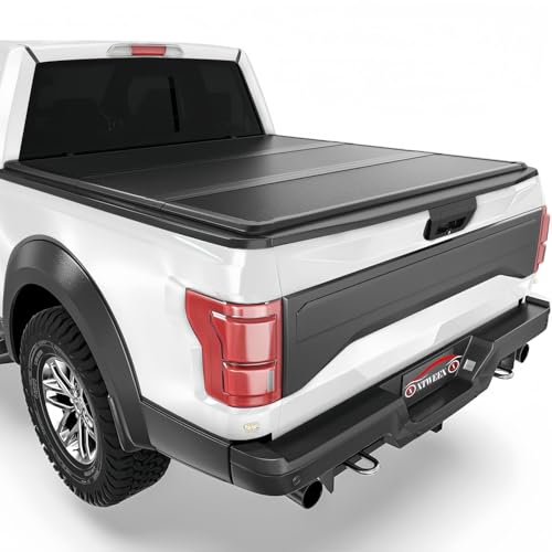 XTWEEX Hard Tri-Fold Truck Bed Tonneau Cover for 1997-2003 Ford F-150 and 2004 F-150 Heritage 6.5FT (79") Styleside/Fleetside (NOT for Flareside/Stepside) Bed