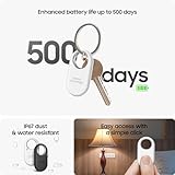 Samsung Galaxy SmartTag2, Bluetooth Tracker, Smart Tag GPS Locator Tracking Device, Item Finder for Keys, Wallet, Luggage, Pets, Use w/ Phones and Tablets Android 11 or Later, 2023, 1 Pack, Black