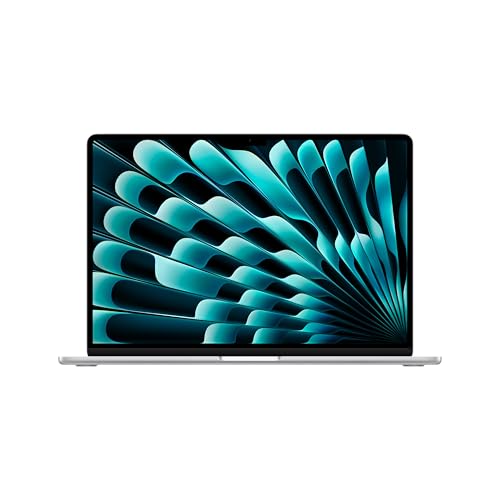 Apple 2025 MacBook Air 15-inch Laptop with M4 chip: Built for Apple Intelligence, 15.3-inch Liquid Retina Display, 24GB Unified Memory, 512GB SSD Storage, 12MP Center Stage Camera, Touch ID; Silver
