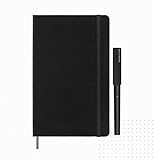 Moleskine Smart Writing Set Smart Notebook & New Smart Pen (2022) - Store Handwritten Notes Digitally, with Connected Notebook Notes App (Only Compatible Smart Notebooks)