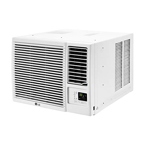 LG 23,000 BTU Window Air Conditioner with Heat, 230V, AC Heater Combo Window Unit for Rooms up to 1400 Sq. Ft., Perfect for Living Room, Den, Bedroom, or Office, AC Heater Window Unit with Remote