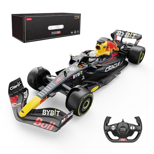 RASTAR 1/12 F1 Red Bull Car, Oracle Red Bull Racing F1 RB18 Remote Control Car Model, New 2022 Red Bull Racing Formula 1 Max Verstappen, 2.4G