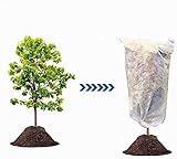 Agfabric Freeze Protection Plant Cover 1.5oz 144"x96" Winter Plant Protection Shrub Jacket,Frost Blankets for Garden/Trees,White