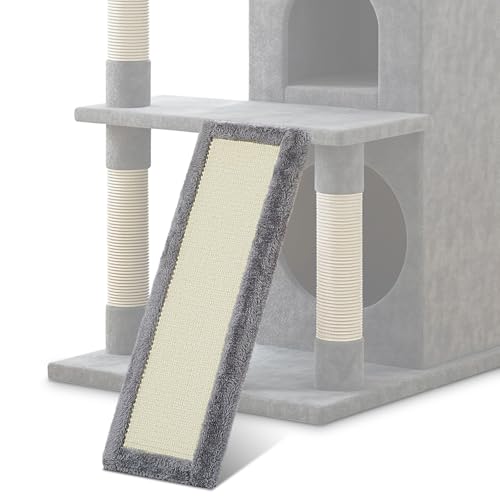 Dansydaisy 23.8 x 8.5 Inch Cat Tree Tower Accessories Replacement Ladder Sisal Ladder Accessories Sisal Scratching Board for Cat Condo/DIY/Activity Center to Play and Sleep (Not Contain Pet Tower)