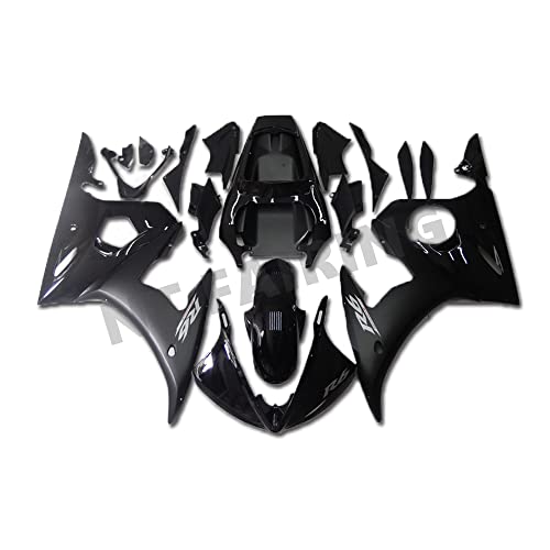 NT FAIRING Glossy Matte Black Injection Fairing Fit for Yamaha YZF 2003-2005 R6 & 2006-2009 R6S New Painted Kit ABS Plastic Motorcycle Bodywork Aftermarket