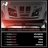 A-Premium Sunroof Moon Roof Motor Compatible with Ford Explorer 2011-2017 Sport Utility BB5Z15790A Left or Right