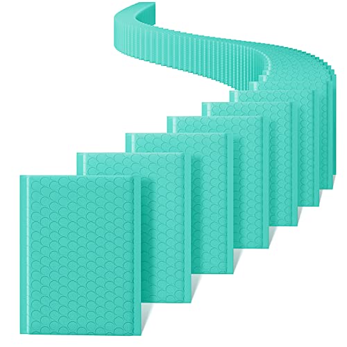 Metronic Teal Bubble Mailers 4x8 Inch 100 Pack Usable Size 4x7" Self-Seal Padded Envelopes Waterproof Cushioning Bubble Mailers for Mailing, Shipping, Packaging, Small Items Business Supplies Bulk#000