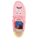 Hey Dude Wally Funk Spongebob Patrick Pink/Green Size M10, Men’s Shoes, Men's Slip-on Loafers, Comfortable & Light-Weight