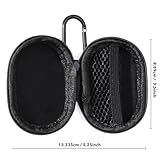 Decibullz - Zipper Headphones Carrying Case, Perfect for Earphones and Earplugs (Black)