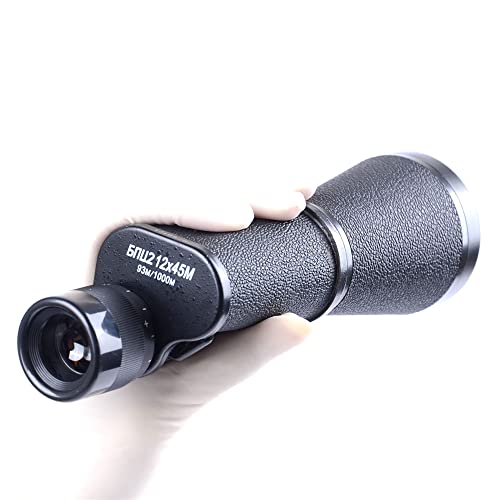 generic Russian Metal BAIGISH Monocular Telescope Central Focusing Spyglass Spotting Scope Hiking Camping Binoculars Telescopio(Size:12X45), IQIRBQDCA-12X45