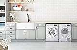 Bosch 300 Series 24-Inch Condensation Dryer - ENERGY STAR - WTG86403UC - White