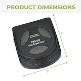 Aleratec Motorized DVD CD Cleaner Disc Repair System - Scratch Remover and Cleaner for CD Player Discs - Includes Solution - Portable Disc Cleaner for Restoring CDs, DVDs, and More