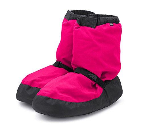 Bloch girls Bootie Warm Up Boot Slipper, Fluorescent Pin, Medium Little Kid US