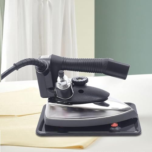 DUANWUS Commercial Steam Iron-Electric Iron with Adjustable Temperature Soleplate for Professional Fabric and Garment Steaming