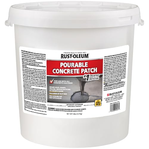 Rust-Oleum 369667 Pourable Concrete Patch, 5 lb Pail