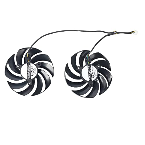 Coolerage 95MM DC12V 0.40A 4Pin PLD10010B12HH RTX3070 RTX3080 RTX3090 Graphics Card Cooling Fans for MSI GeForce RTX 3070 3070Ti 3080 3080Ti 3090 SUPRIM X GPU Cooler (Original Fan-AB)