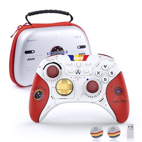 IINE Switch Pro Controller with Hall Effect Joystick/Trigger, (No Drift) Wireless Switch Controllers for PC/Switch/Steam/Tablet/Phone, Switch Remote Gamepad with NFC/Mtion Sense/Macro/Wake-up/Rumble