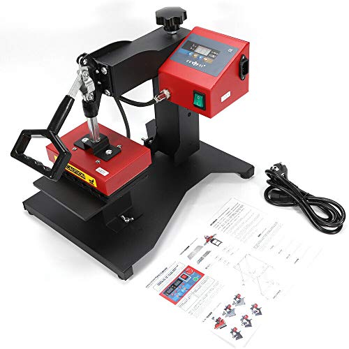 6X Digital Pen Heat Press Machine, 350W 3D Heat Press Logo Transfer Machine 6 in 1 Ballpoint Pen Heat Press Tool 110V Hot Stamper Transfer Heating for DIY Pen Printing