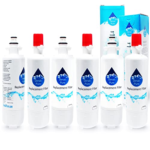 6-Pack Replacement for Home Depot HDX 107021 Refrigerator Water Filter - Compatible with Home Depot HDX FML-3 Fridge Water Filter Cartridge