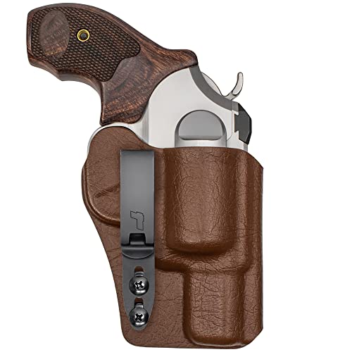 Tulster RATH IWB Kydex Revolver Holster fits: Kimber K6S 2" .357 Magnum | Ambidextrous Inside The Waistband Appendix Concealed Carry
