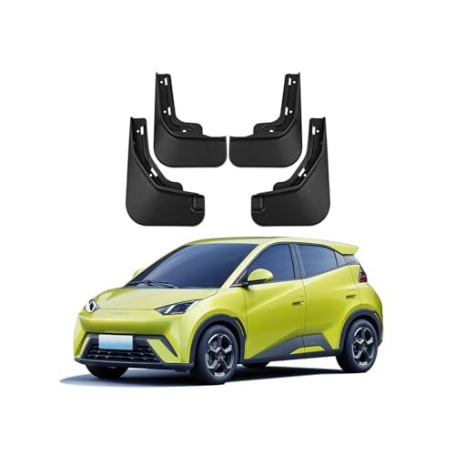 YLOXFW Car Mud Flaps Mudguard for BYD Seagull 2023-2024 Front and Rear Mudflaps Splash Guards Heavy Duty Flares 4-PC Auto Accessories,Send 1 Car Wash Towel