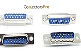 Pc Accessories - Connectors Pro DB15 Male 50 Pcs DA 15P D-Sub 15 Pins Solder Type Connector, 50-Pack