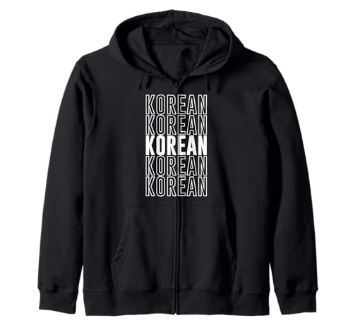 Korean Zip Hoodie