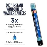 303 (230395) Products Automotive Instant Windshield Washer - 3x Cleaning Power - Super Concentrated Tablets - Just Add Water, 25 Tablet