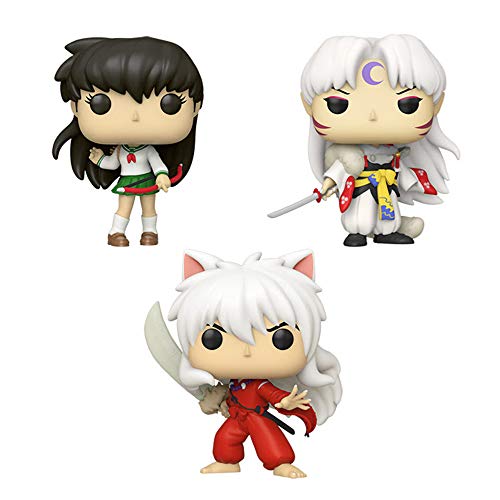 Funko Pop! Bundle of 3: Inuyasha Anime Bundle of 3 - Inuyasha, Sesshomaru, and Kagome Higurashi