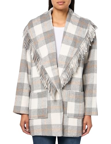 Mud Pie Women Hartford Fringe Coat