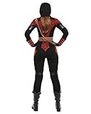 miccostumes Women's Dark Assassin Costume Female Cosplay Set with Hood (M, Red)