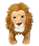 Ice King Bear Lion Stuffed Animal, Lifelike Plush Toy, 12 Inches Length